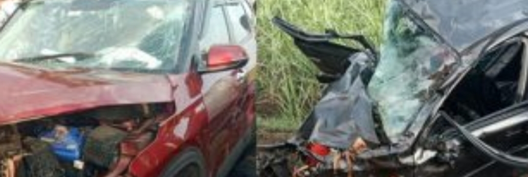ಭೀಕರ ರಸ್ತೆ ಅಪಘಾತಕ್ಕೆ ಮಗು ಸೇರಿ ಸ್ಥಳದಲ್ಲೇ ಮೂವರ ಸಾವು