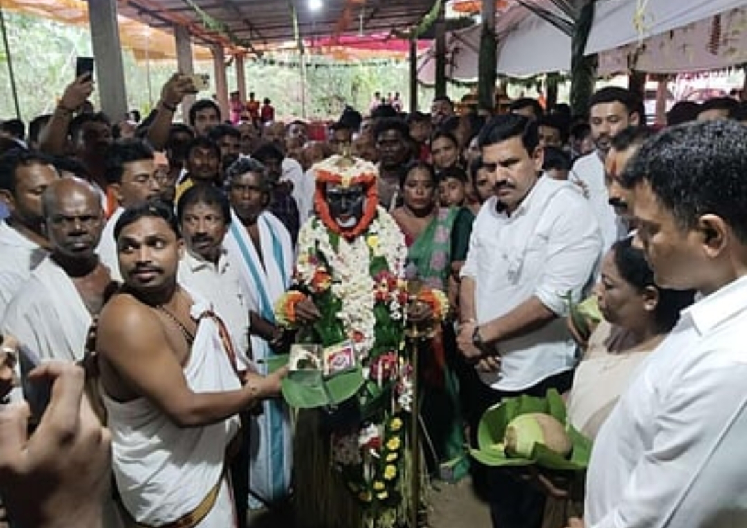 ಸುಳ್ಯ: ಕೊರಗಜ್ಜ ನೇಮದಲ್ಲಿ ವಿಜಯೇಂದ್ರ ಭಾಗಿ