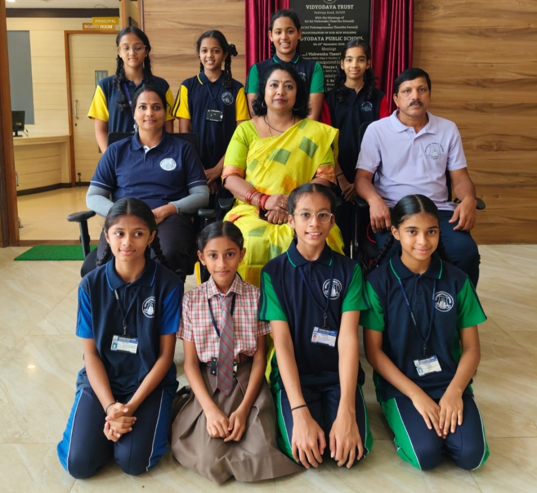ಯೋಗ ಸ್ಪರ್ಧೆಯಲ್ಲಿ ವಿದ್ಯೋದಯ ಶಾಲಾ ವಿದ್ಯಾರ್ಥಿನಿಯರು ರಾಜ್ಯಮಟ್ಟಕ್ಕೆ ಆಯ್ಕೆ