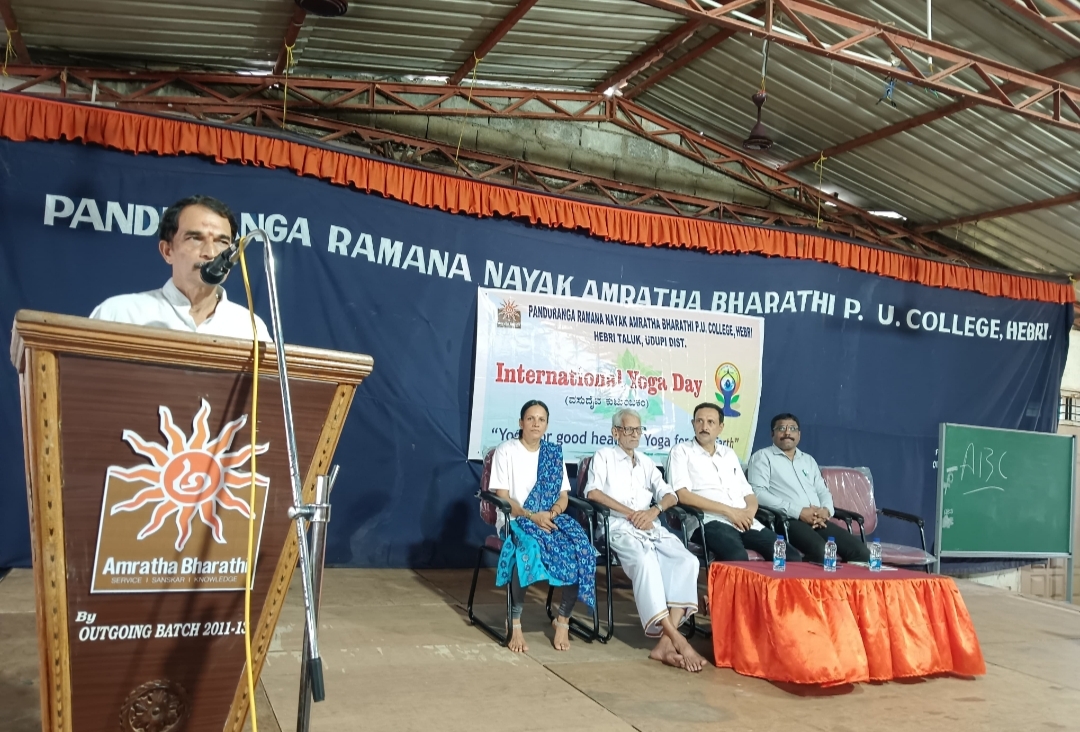 ಕ್ರೀಡಾ ಭಾರತಿ ಹೆಬ್ರಿ ತಾಲೂಕು : ವಿಶ್ವ ಯೋಗ ದಿನಾಚರಣೆ